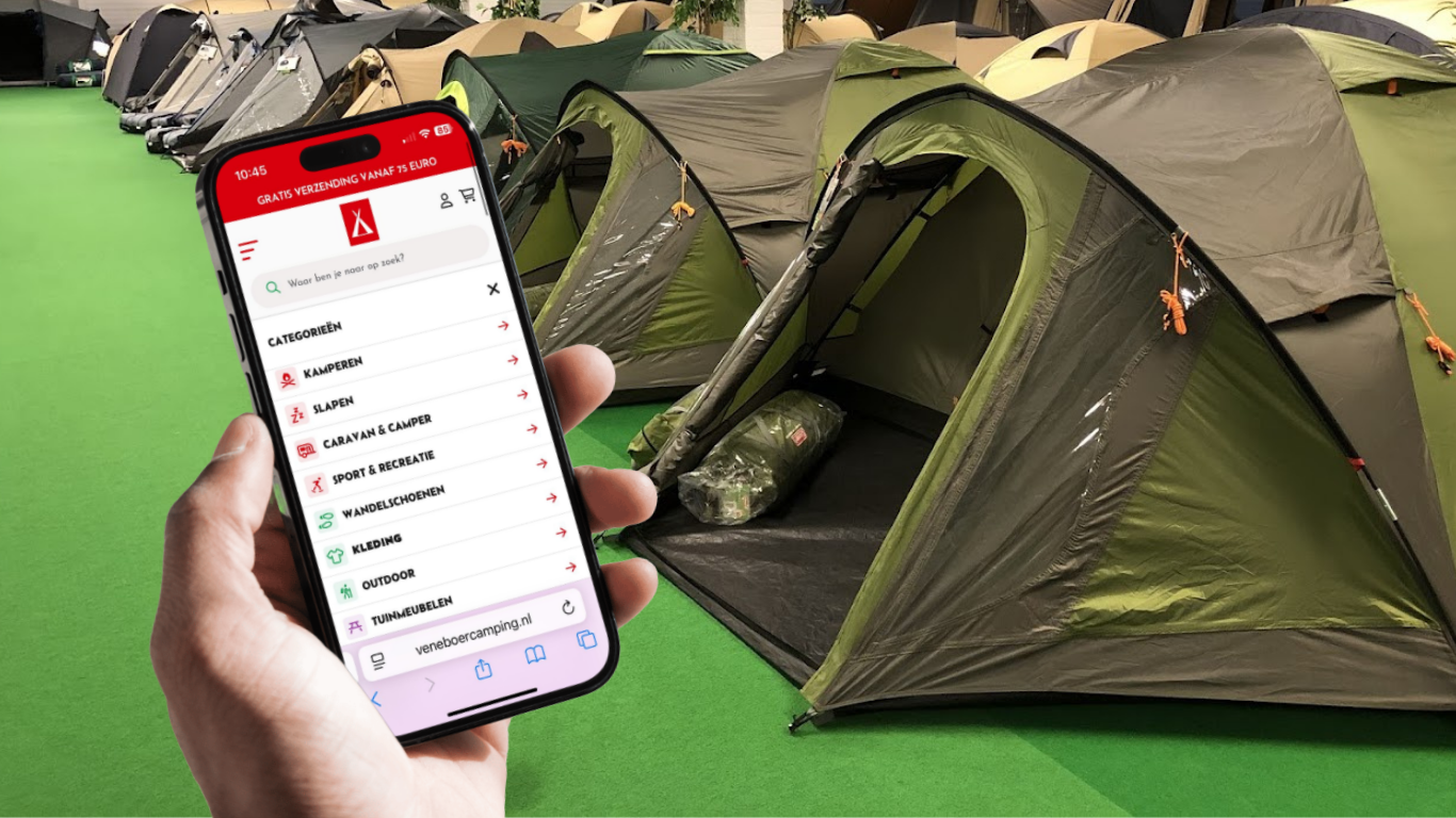 Veneboer Camping website